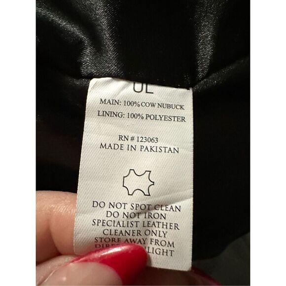 NWOT UNDERSTATED LEATHER Mustang Jacket in Marshmellow $495 - Picture 8 of 9